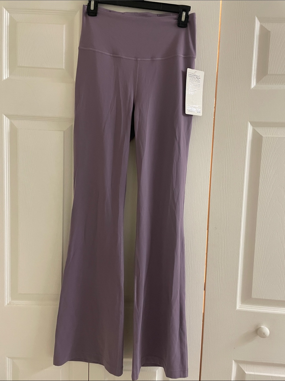 NWT Lululemon Purple Groove SHR Nulu Flared Pant Size 8
